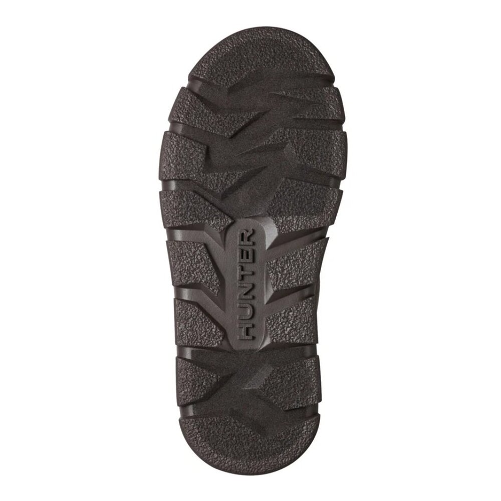 Hunter Maribel Lug Sole Insulated Waterproof Snow Booties in Dark Brown - Picture 8 of 9